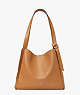 Knott Pebbled Leather & Suede Large Shoulder Bag, Bungalow, ProductTile