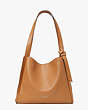 Knott Pebbled Leather & Suede Large Shoulder Bag, Bungalow, Product