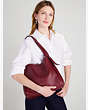 Knott Large Shoulder Bag, Autumnal Red, Product