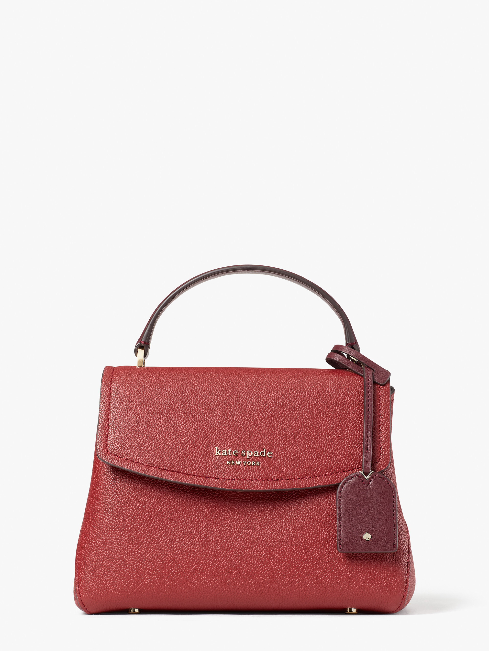 thompson colorblocked small top-handle bag