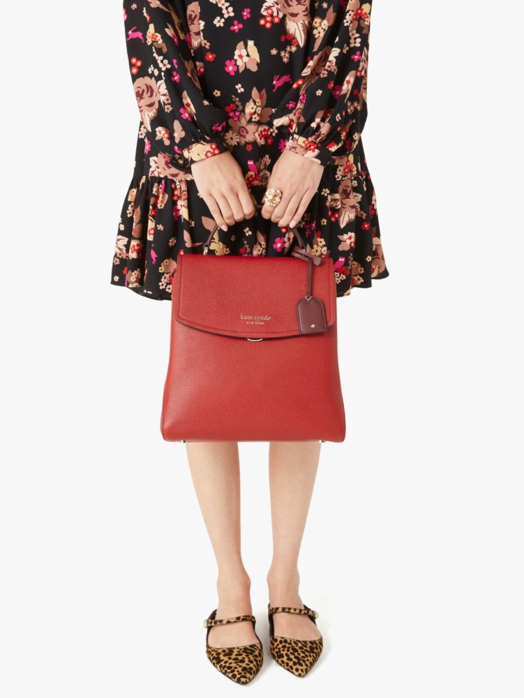 Backpack Kate Spade Red in Polyester - 10391422