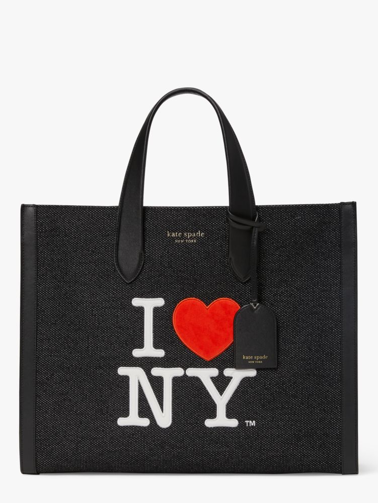 i love ny x kate spade NY マンハッタントートバック - トートバッグ