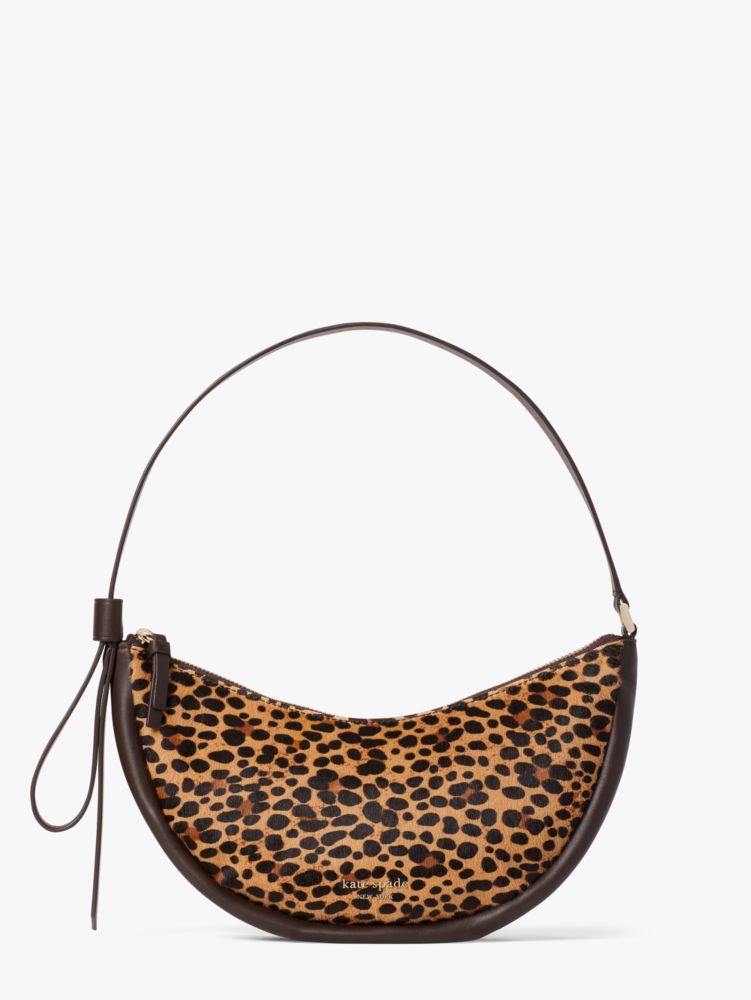 Smile Leopard Calf Hair Small Shoulder Bag Kate Spade UK