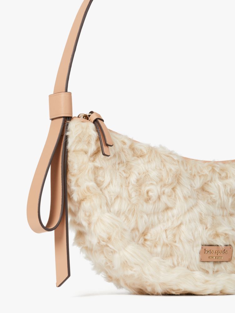 Smile Faux Fur Small Shoulder Bag | Kate Spade New York