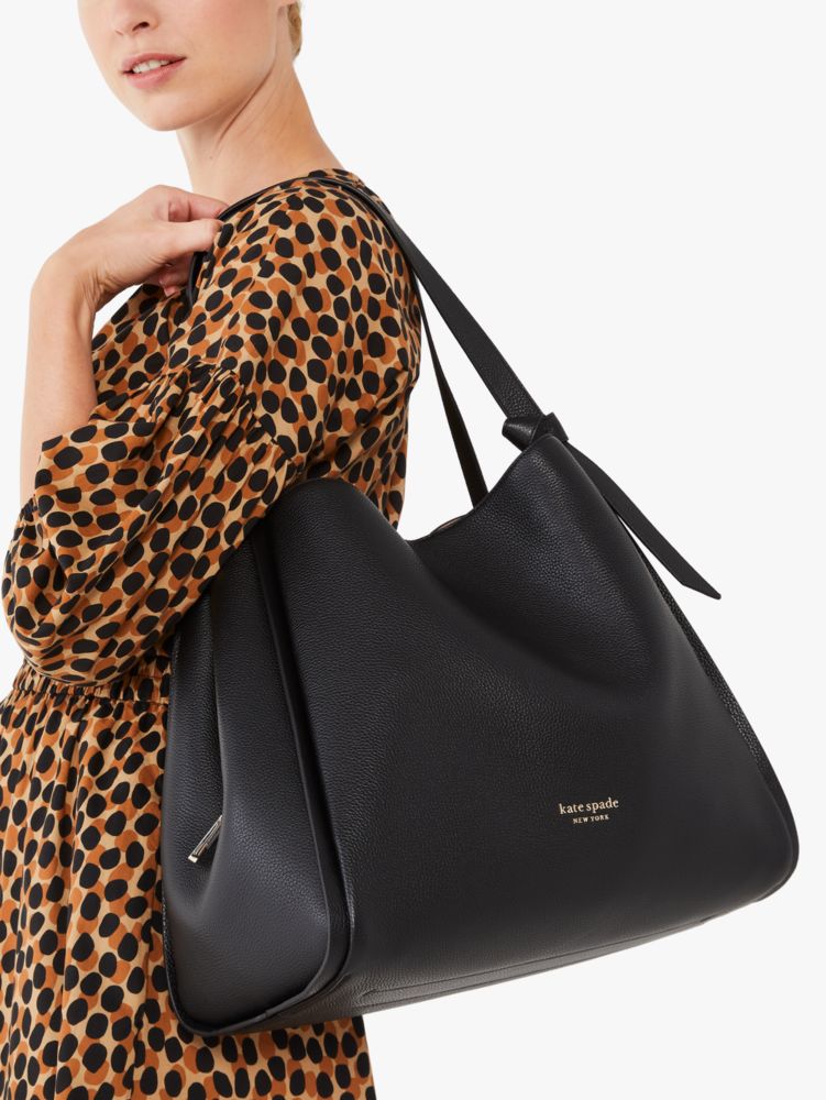 Kate Spade Knott Pebbled Leather Shoulder Bag 