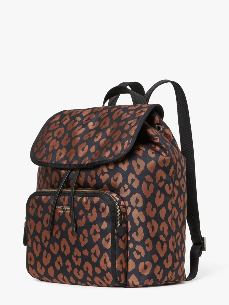 The Little Better Sam Leopard Medium Backpack | Kate Spade New York
