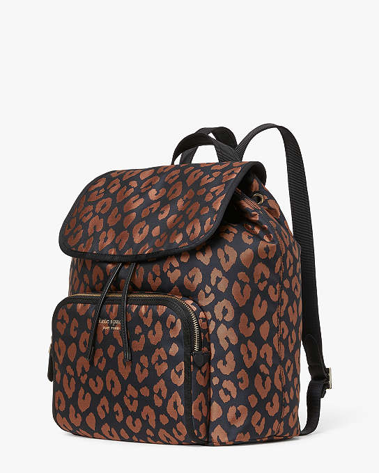 The Little Better Sam Leopard Medium Backpack | Kate Spade New York
