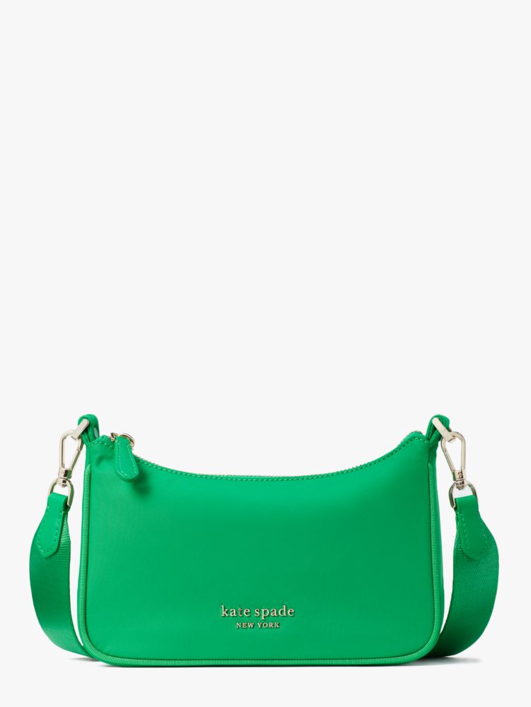 The Little Better Sam Nylon Small Crossbody, Fresh Greens, Product