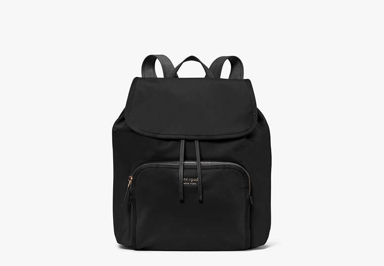 The Little Better Sam Nylon Medium Backpack, Black, Product