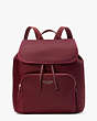 The Little Better Sam Nylon Medium Backpack, Dark Merlot, Product