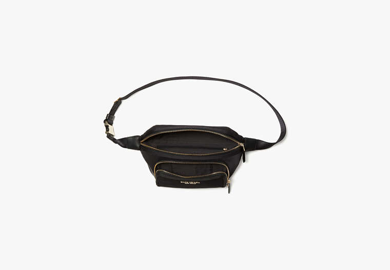 The Little Better Sam Nylon Medium Belt Bag, Black, Product