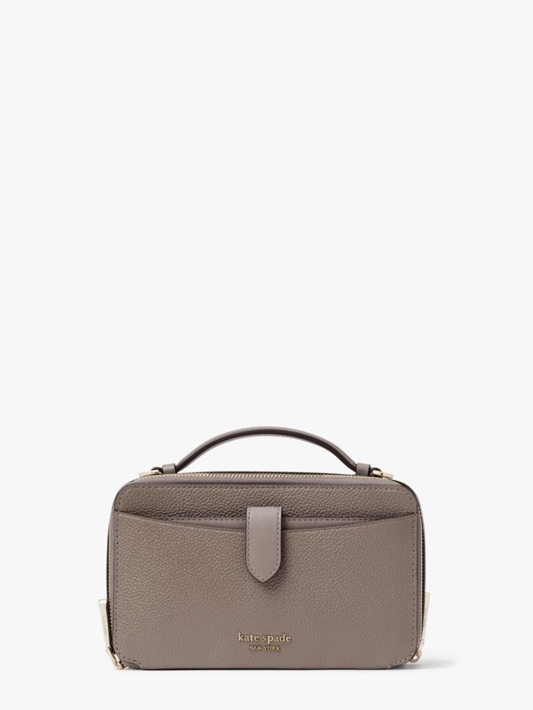 Zip Code Double Zip Crossbody, Mineral Grey, ProductTile