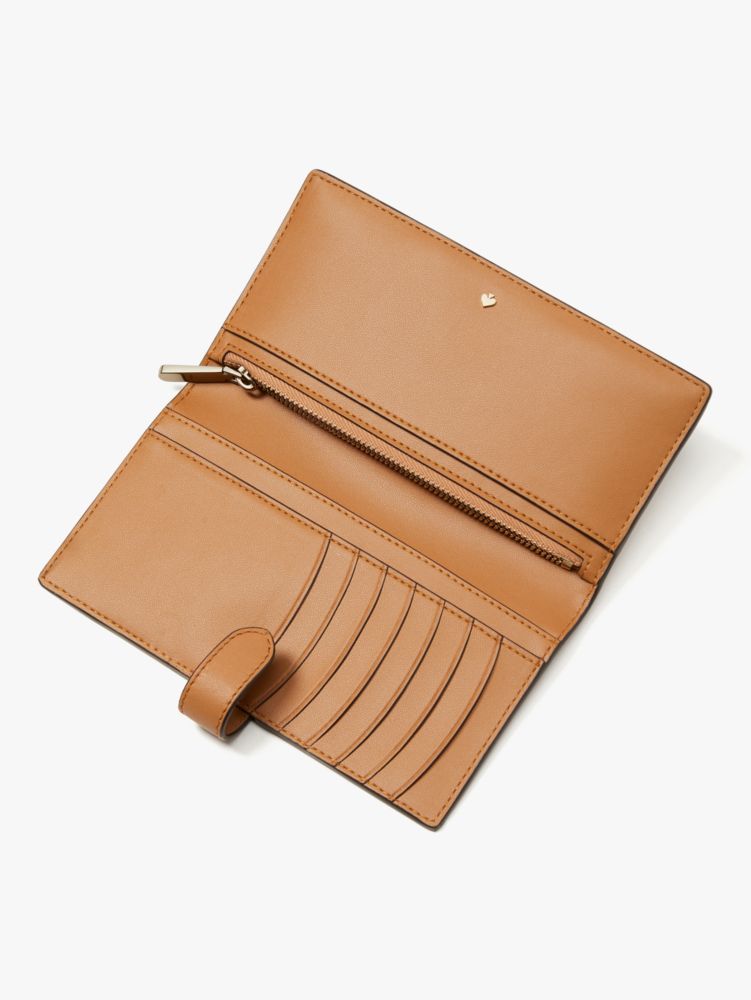 Zip Code Bifold Wallet, Bungalow Brown, Product