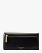 Lovitt Flap Continental Wallet, Black / Glitter, Product