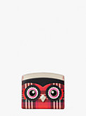 blinx plaid owl cardholder, , s7productThumbnail