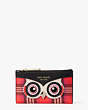 Blinx Plaid Owl Klapp-portemonnaie, Schmal, Klein, Rosa Multi., Product