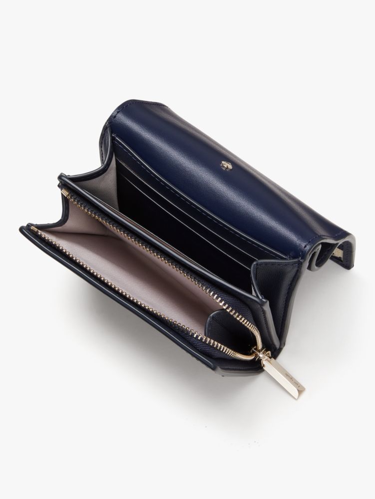 スペード フラワー ジャカード スモール ジップ ウォレット | ミニ財布