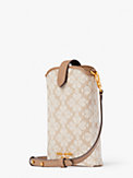  spade flower jacquard north south crossbody , , s7productThumbnail