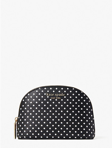 spencer metallic dot small dome cosmetic case, , rr_productgrid