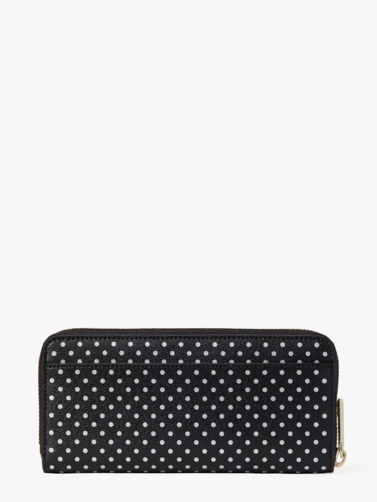 Spencer Metallic Dot Slim Continental Wallet | Kate Spade New York