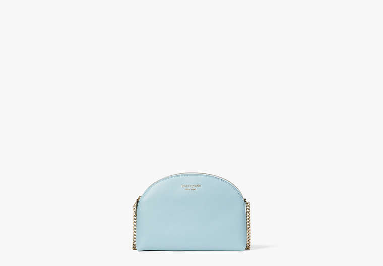 Spencer Double-zip Dome Crossbody, Teacup Blue, Product