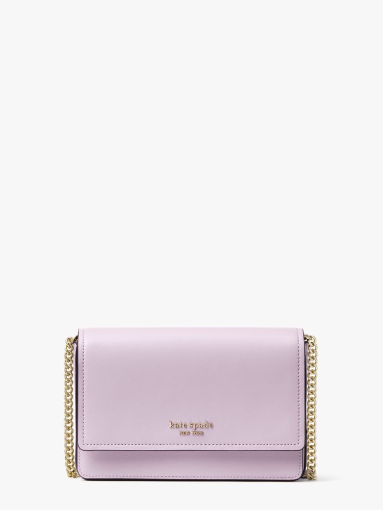 Spencer Flap Chain Wallet, Violet Mist, ProductTile