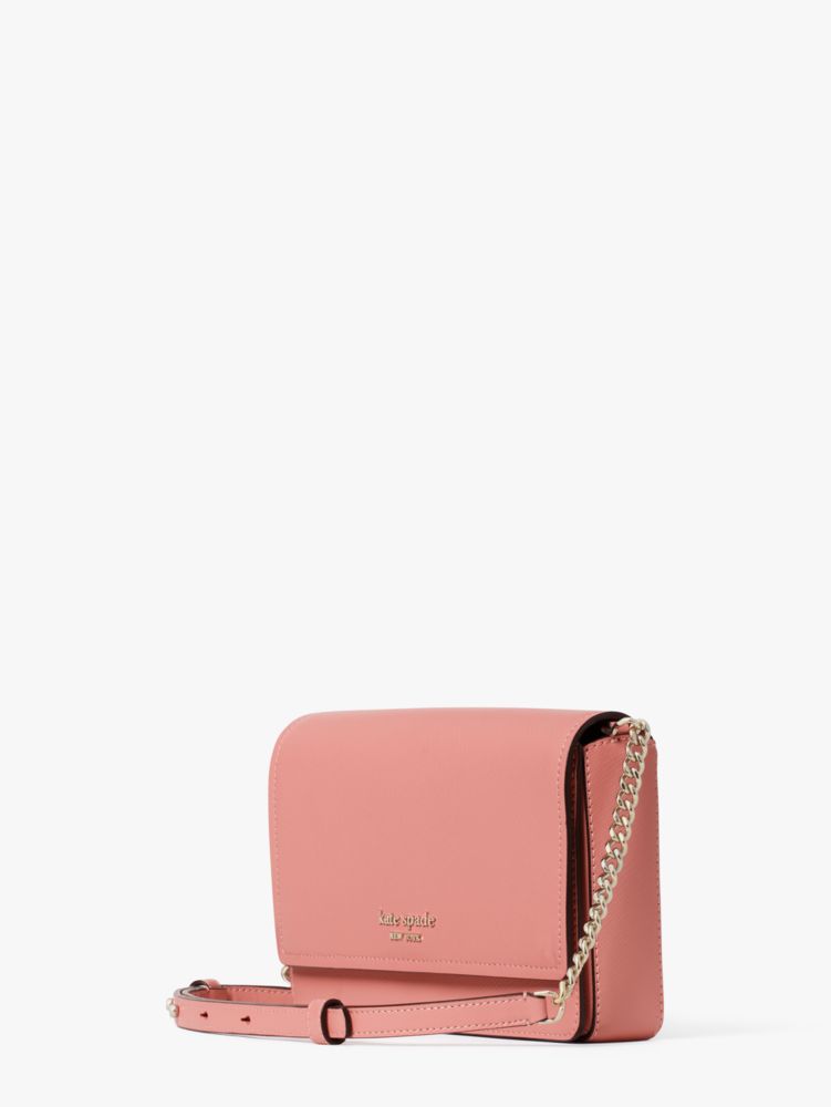 Spencer Flap Chain Wallet, Serene Pink, Product