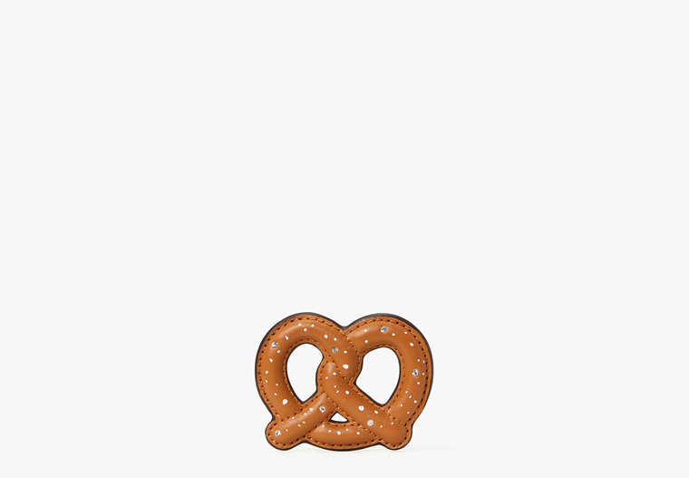 On A Roll Pretzel Keychain, Bungalow Brown, Product