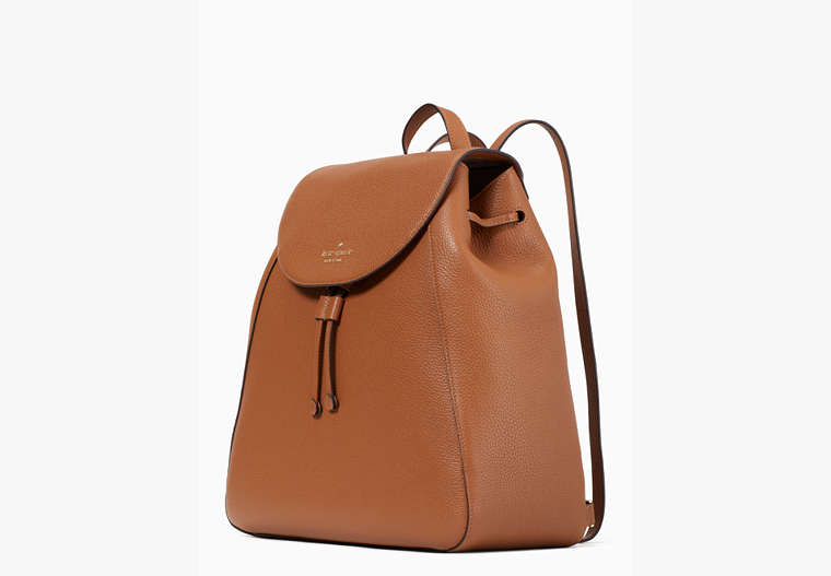 Leila Large Flap Backpack, Warm Gingerbread, Product