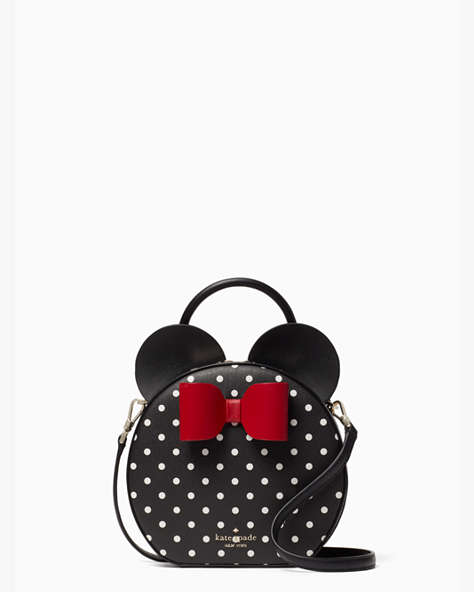 Disney X Kate Spade New York Minnie Mouse Crossbody Bag, Black Multi, ProductTile