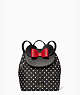 Disney X Kate Spade New York Minnie Mouse Backpack, Black Multi, ProductTile