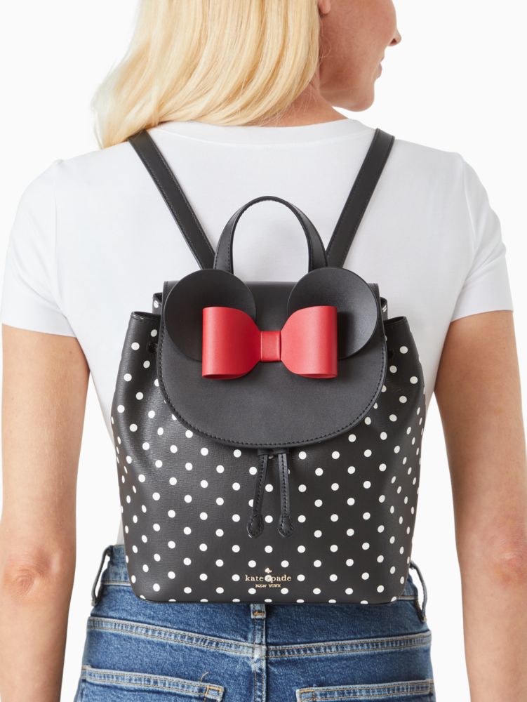 Top 42+ imagen kate spade backpack minnie mouse
