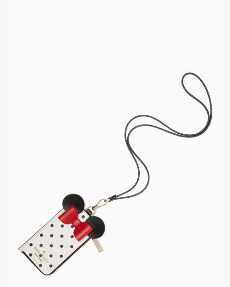 Disney X Kate Spade New York Other Minnie Mouse Lanyard, White Multi, ProductTile