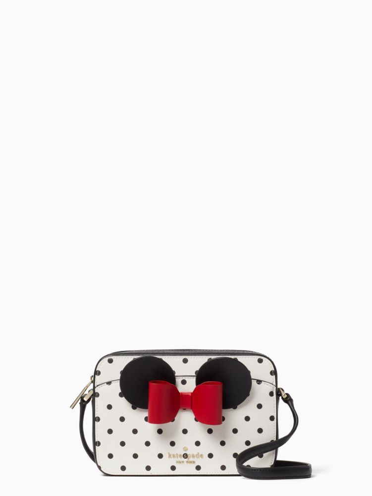 Disney X Kate Spade New York Minnie Mouse Camera Bag, White Multi, Product