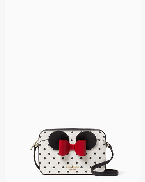 Disney X Kate Spade New York Minnie Mouse Camera Bag, White Multi, ProductTile