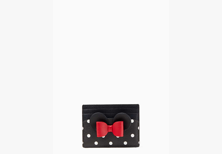 Kate Spade,disney x kate spade new york other minnie mouse card holder,cardholders,Black Multi image number 0