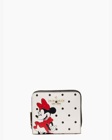 Disney X Kate Spade New York Minnie Mouse Zip Around Wallet, Multi, ProductTile