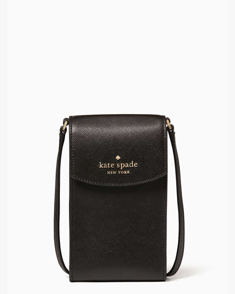 Staci North South Flap Crossbody, Black, ProductTile