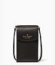 Staci North South Flap Crossbody, Black, ProductTile