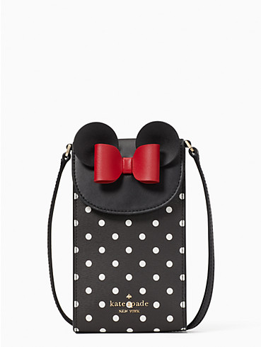 disney x kate spade new york minnie mouse north south flap crossbody, , rr_productgrid
