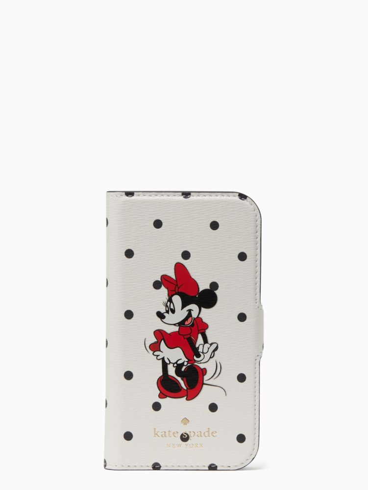 Disney X Kate Spade New York Minnie Mouse Magnetic Folio I Phone 12 Mini  Case | Kate Spade Surprise