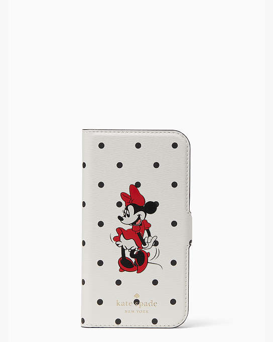 Kate Spade New York Minnie Mouse Magnetic Folio Iphone 12/12 Pro Case