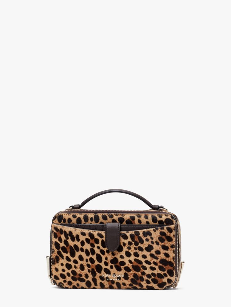 Zip Code Leopard Double Zip Crossbody Kate Spade UK