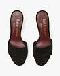 Polished Slide Sandals, Black, Product