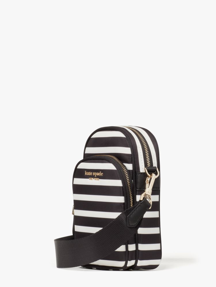 The Little Better Sam Hill Stripe North South Phone Crossbody, Black Multi, Product