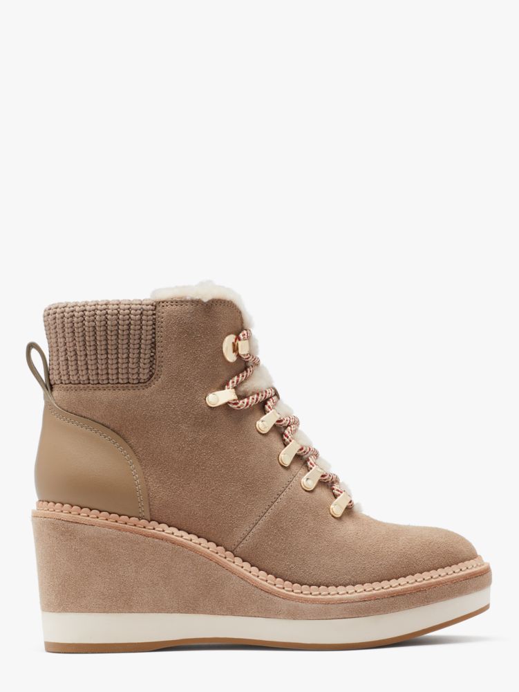 Wedge booties on outlet sale