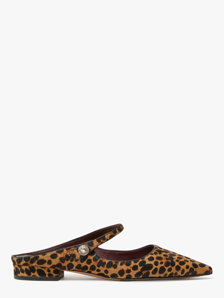 Arriba 90+ imagen kate spade leopard mules