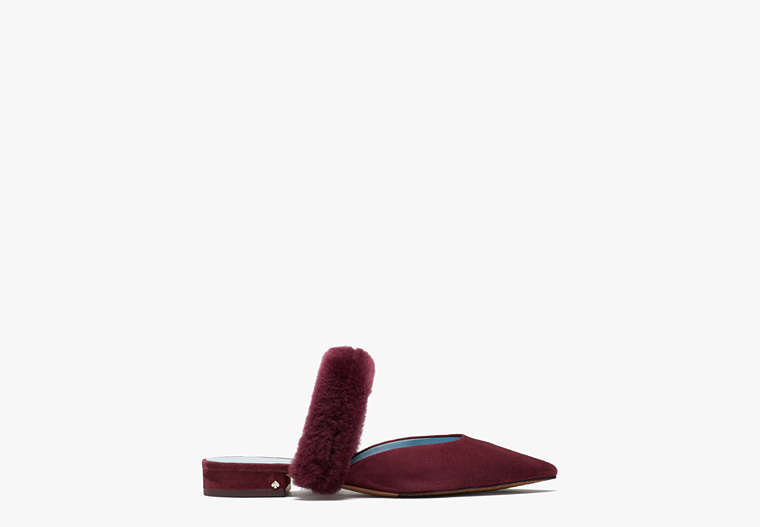 Kate Spade,marielle mules,flats,60%,Red