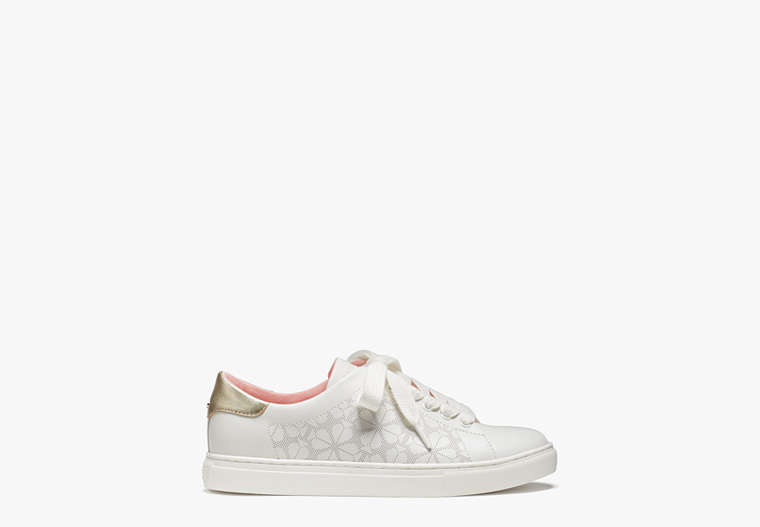 Audrey Sneakers, Optic White/Gold, Product