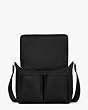 The Little Better Sam Nylon Medium Messenger Bag, Black, Product
